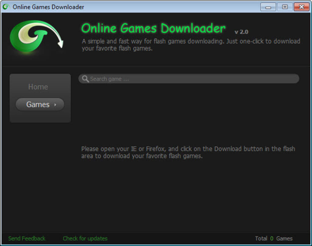 Flash game downloader online app
